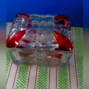 Vintage 1950’s Indiana Glass Red Ruby trinket dish